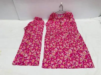 2 Pcs Print Shirt And Trouser