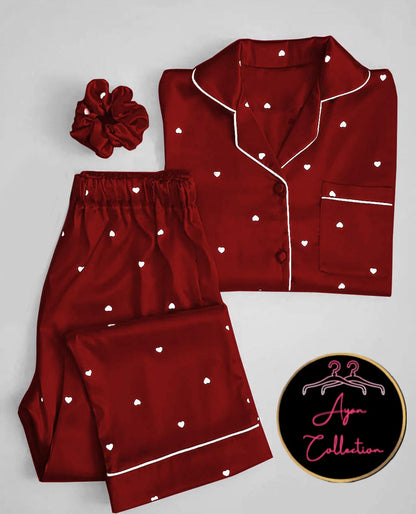 Women Silk Night Dress