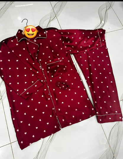 Women Silk Night Dress