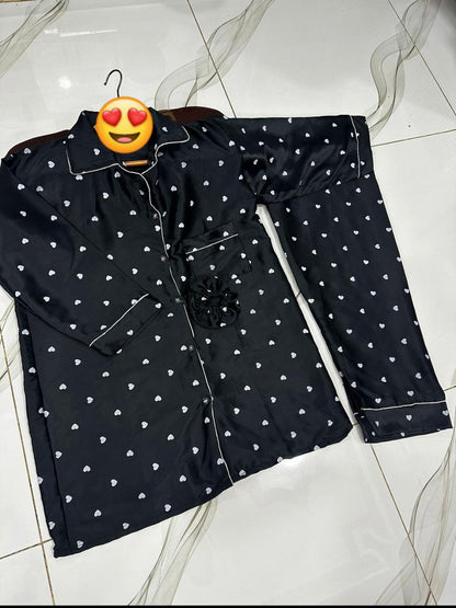 Women Silk Night Dress